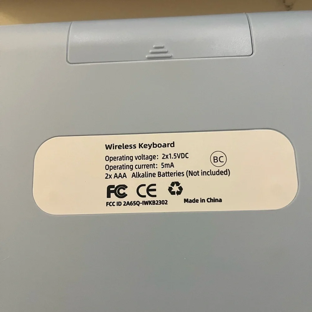 Metallic Wireless Keyboard New Comes